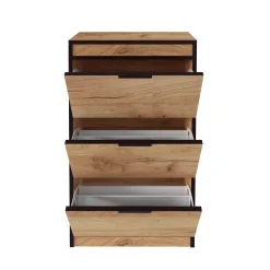 Szafka Alaska 13C Dąb Craft Złoty/K 65X27X116 Cm - Dąb Craft Złoty