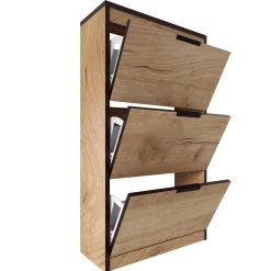 Szafka Alaska 13C Dąb Craft Złoty/K 65X27X116 Cm - Dąb Craft Złoty