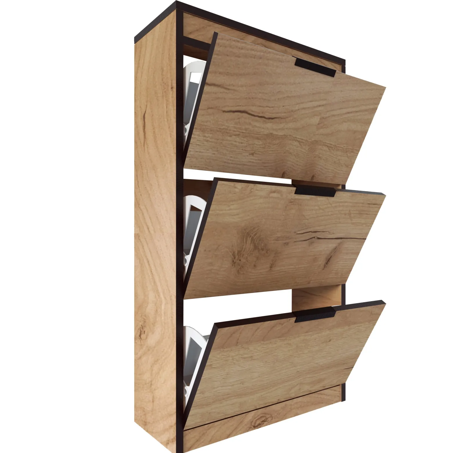 Szafka Alaska 13C Dąb Craft Złoty/K 65X27X116 Cm - Dąb Craft Złoty