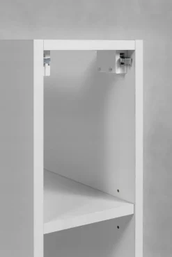 Szafka Łazienkowa 120 cm BIAŁA BLAT REGAŁY RYFLE 4S FLOW