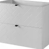 Szafka Łazienkowa 80 cm POD UMYWALKĘ MADIS BIAŁA Black