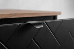 Szafka Łazienkowa 60 cm POD UMYWALKĘ MADIS CZARNA Black