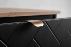 Szafka Łazienkowa 60 cm POD UMYWALKĘ MADIS CZARNA Black
