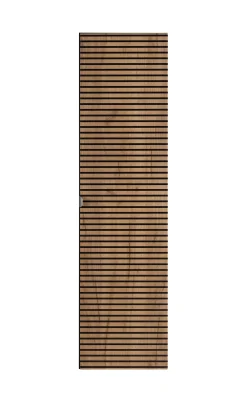 Szafka łazienkowa, matowa czerń, 35 x 136 x 27 cm, uchwyt srebrny