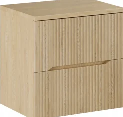 Szafka łazienkowa NORDIC CREMONA 60 cm dąb cremona ryflowana nowoczesna