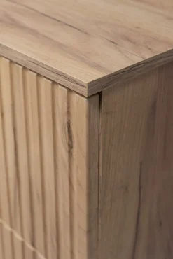 Szafka Łazienkowa Wisząca Pod Umywalkę Flisan 120X46 Cm Z Blatem Dąb