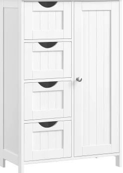 Szafka łazienkowa 30x55x82 cm stojąca 4 SZUFLADY LHC41W