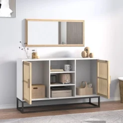 Szafka Biały Materiał drewnopochodny vidaXL