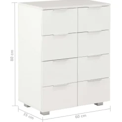 Szafka Biały Materiał drewnopochodny vidaXL