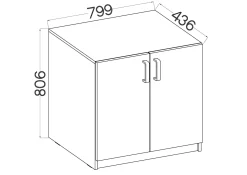Szafka dolna TEKSAS 102 2F JS