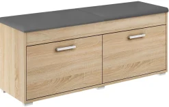 Szafka Fala 2 Dąb Sonoma/Szary 100X37X49 Cm
