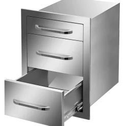 Szafka gastronomiczna 3 szuflady do zabudowy 35.6 x 51.6 x 58.8 cm