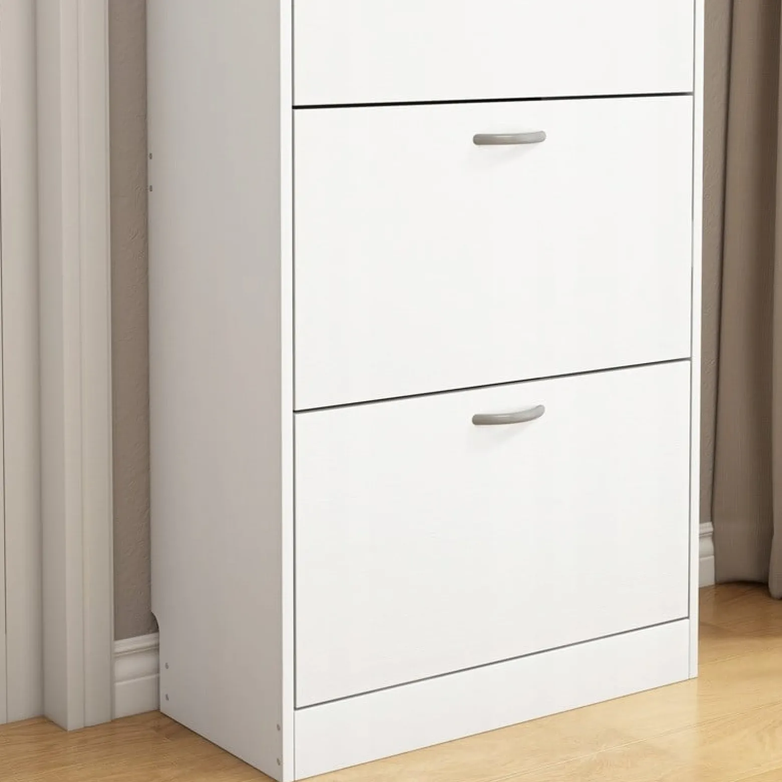 Szafka komoda regał na buty do przedpokoju 3 drzwi nowoczesna loft 110 cm