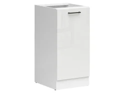Szafka kuchenna dolna Junona Line 50 cm prawa kredowy połysk