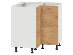 Szafka kuchenna dolna narożna Hamper 90 cm dąb lancelot