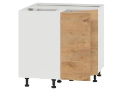 Szafka kuchenna dolna narożna Hamper 90 cm dąb lancelot
