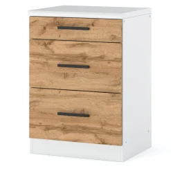 Szafka kuchenna dolna 3 szuflady blande 60cm biała wotan