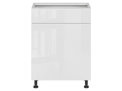 Szafka kuchenna dolna Top Line 60 cm lewa biały połysk