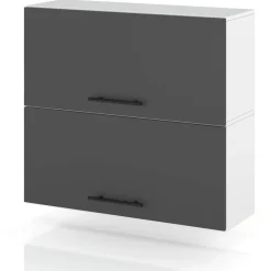 Szafka kuchenna klapowa górna modułowa 80cm spremium szary