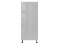 Szafka kuchenna pod zabudowę lodówki Top Line 60 cm lewa szary połysk