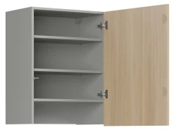Szafka kuchenna pod zabudowę okapu Milino 60 cm L/P dąb barbera piaskowy