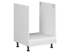 Szafka kuchenna pod zabudowę piekarnika Sole 60 cm biały połysk