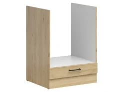 Szafka kuchenna pod zabudowę piekarnika Junona Line 60 cm dąb bernstein