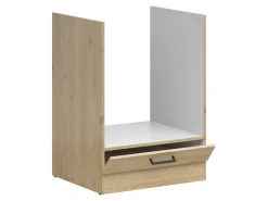Szafka kuchenna pod zabudowę piekarnika Junona Line 60 cm dąb bernstein
