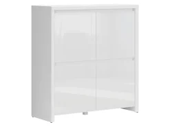 Szafka Larios 105 cm czterodrzwiowa biały połysk