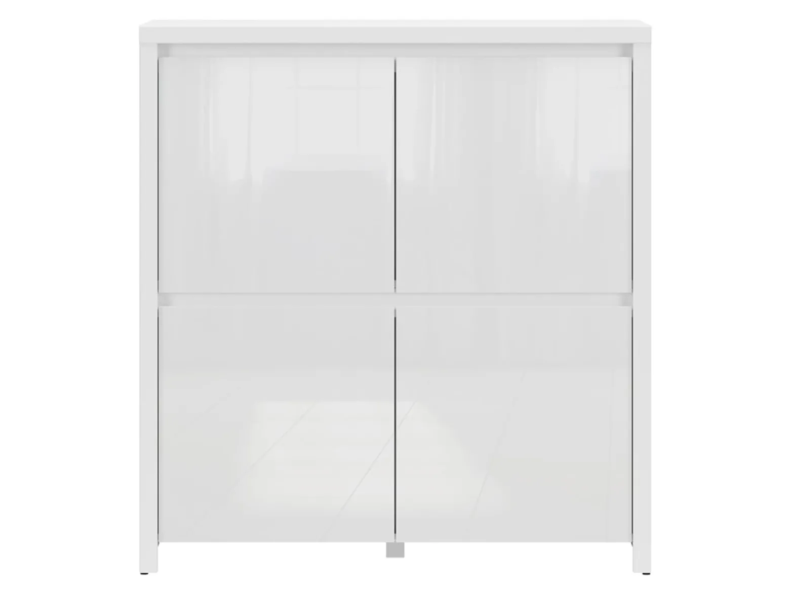 Szafka Larios 105 cm czterodrzwiowa biały połysk