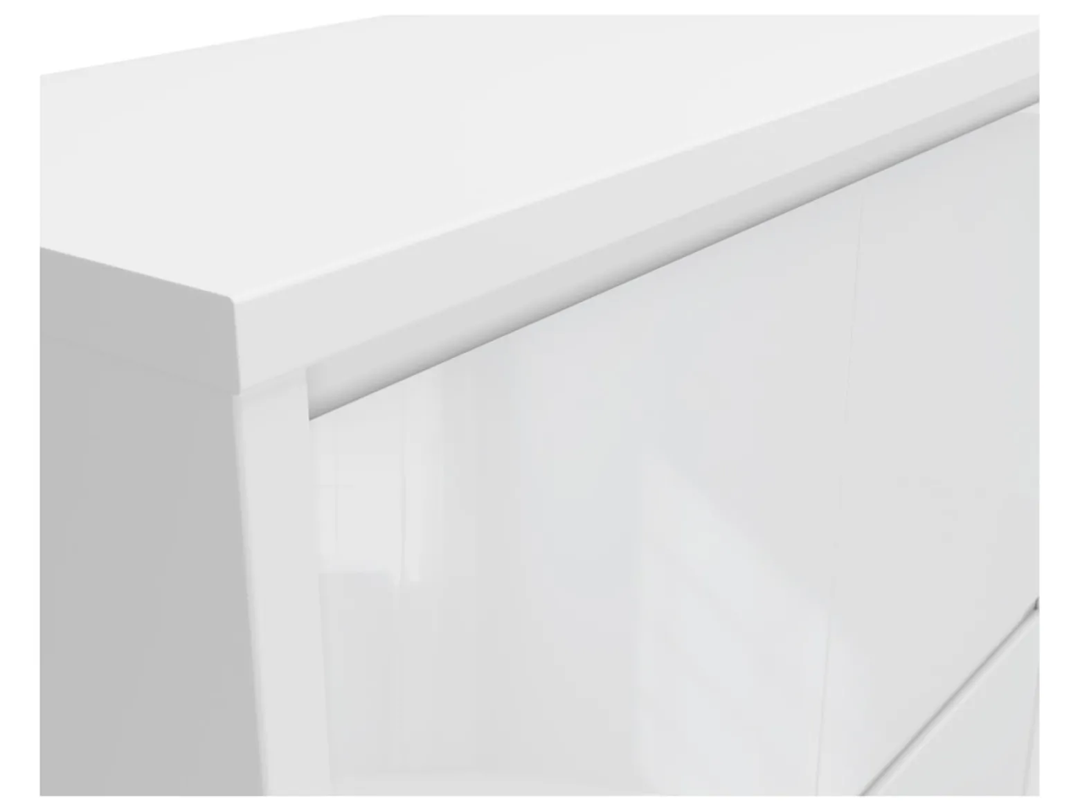 Szafka Larios 105 cm czterodrzwiowa biały połysk