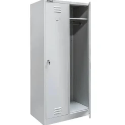 Szafka Metalowa Ubraniowa Socjalna BHP 180x80x50cm Szara Mega-M