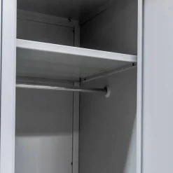 Szafka Metalowa Ubraniowa Socjalna BHP 180x80x50cm Szara Mega-M