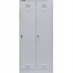 Szafka Metalowa Ubraniowa Socjalna BHP 180x80x50cm Szara Mega-M