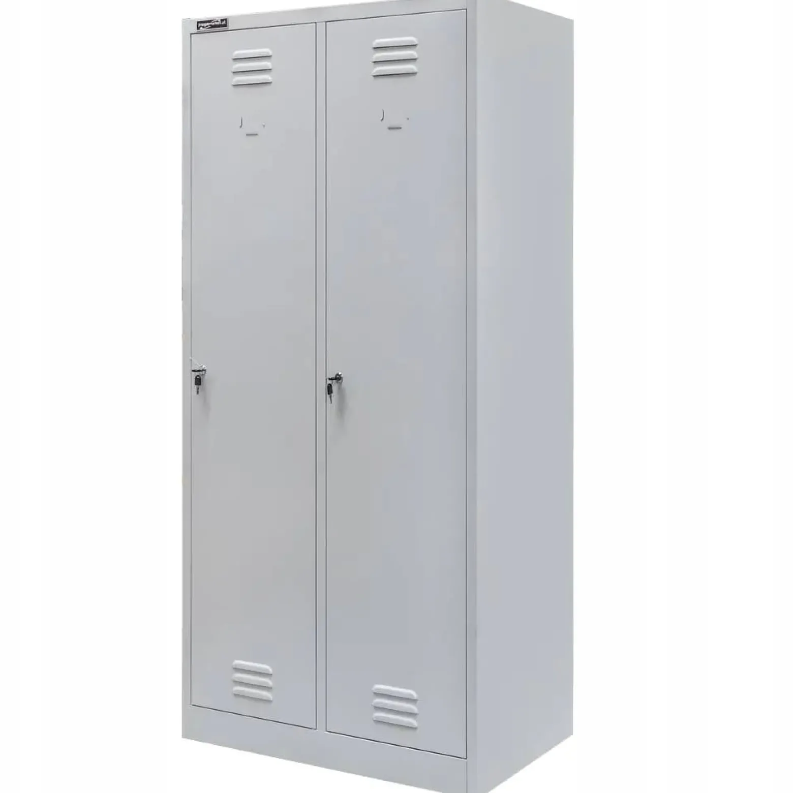 Szafka Metalowa Ubraniowa Socjalna BHP 180x80x50cm Szara Mega-M