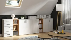 Szafka MultiDo 80 cm dwudrzwiowa dąb artisan