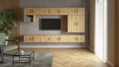 Szafka MultiDo 80 cm dwudrzwiowa dąb artisan