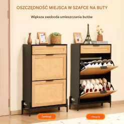 Szafka na buty komoda do przedpokoju loftowa 64cm