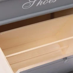 Szafka na buty Szary Drewno vidaXL