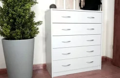 Szafka na buty z 5 półkami - Luero
