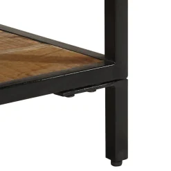 Szafka Nocna Drewniana Brązowa Komoda Stolik Nocny x 35 x 50 cm