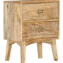 Szafka Nocna Drewniana Komoda Stolik Nocny Do Sypialni 40x35x55 cm