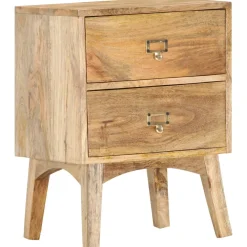 Szafka Nocna Drewniana Komoda Stolik Nocny Do Sypialni 40x35x55 cm