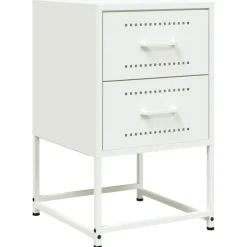Szafka Nocna Stolik Komoda Biała Do Sypialni Pokoju Salonu 36x39x60,5 cm