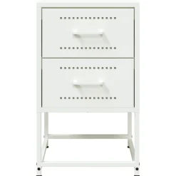 Szafka Nocna Stolik Komoda Biała Do Sypialni Pokoju Salonu 36x39x60,5 cm
