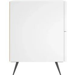 Szafka Nocna Stolik Komoda Biała z Szufladą Do Sypialni 40x35x47,5 cm