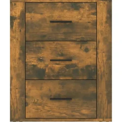Szafka Nocna Stolik Komoda Brązowa z Szufladą Do Sypialni 50x36x60 cm
