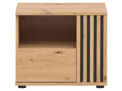 Szafka nocna Vabres 55 cm prawostronna z szufladą dąb artisan lamele