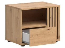 Szafka nocna Vabres 55 cm prawostronna z szufladą dąb artisan lamele