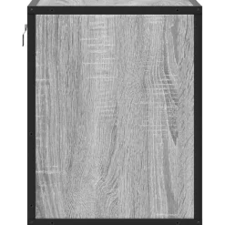 Szafka Nocna Wisząca Szara Komoda Stolik Nocny Do Sypialni 40x31x39.5 cm